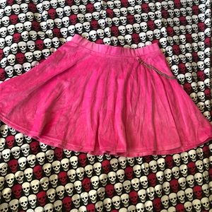 Barbie velour mini skirt